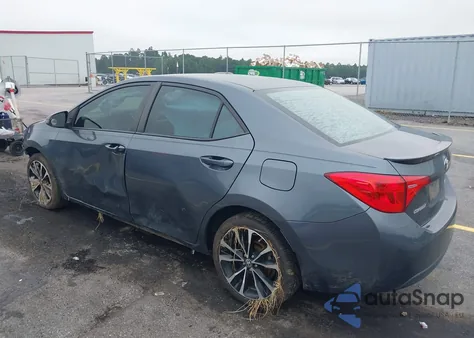 2018 Toyota Corolla Se from USA, damaged, VIN 5YFBURHE3JP840380